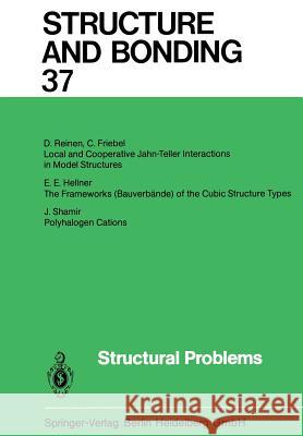Structural Problems Xue Duan, Lutz H. Gade, Gerard Parkin, Kenneth R. Poeppelmeier, Fraser Andrew Armstrong, Mikio Takano, David Michael P.  9783662154205