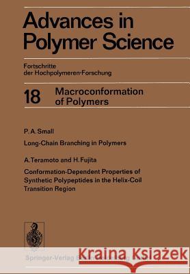 Advances in Polymer Science: Fortschritte Der Hochpolymeren-Forschung Cantow, Hans-Joachim 9783662155288