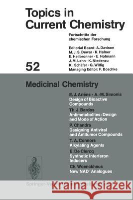Medicinal Chemistry F. L. Boschke 9783662155486 Springer-Verlag Berlin and Heidelberg GmbH & 