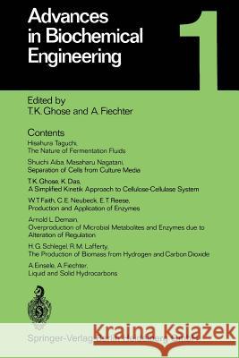 Advances in Biochemical Engineering T. K. Ghose, A. Fiechter 9783662155967 Springer-Verlag Berlin and Heidelberg GmbH & 