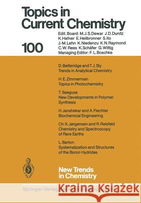 New Trends in Chemistry L. Barton 9783662157527 Springer