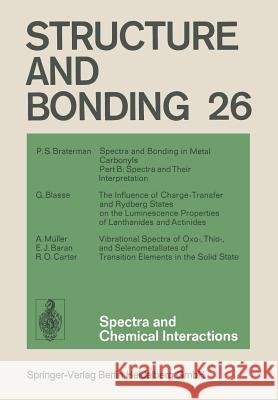 Spectra and Chemical Interactions Xue Duan, Lutz H. Gade, Kenneth R. Poeppelmeier, Fraser Andrew Armstrong, Mikio Takano, David Michael P. Mingos 9783662158432