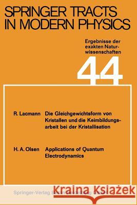 Springer Tracts in Modern Physics: Ergebnisse Der Exakten Naturwissenschaften Volume 44 Höhler, G. 9783662158937 Springer