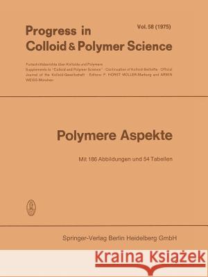 Polymere Aspekte F. Horst Muller Armin Weiss 9783662160206