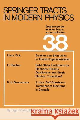 Springer Tracts in Modern Physics: Ergebnisse Der Exakten Naturwissenschaften Höhler, G. 9783662161043 Springer