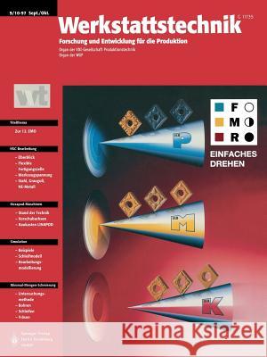 Werkstattstechnik: Forschung Und Entwicklung Für Die Produktion Wgp-Wissenschaftliche Gesellschaft Produ 9783662227701 Springer