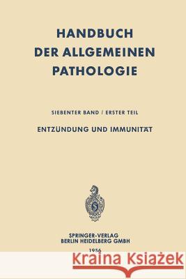 Entzündung Und Immunität Von Albertini, Ambrosius 9783662235737 Springer