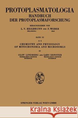 Chemistry and Physiology of Mitochondria and Microsomes  9783662244098 Springer