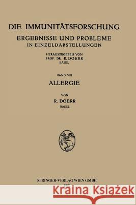 Allergie Robert Doerr 9783662245828 Springer