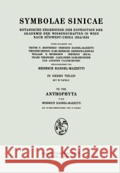 Anthophyta Von Handel-Mazzetti, Heinrich 9783662278680
