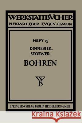 Bohren J. Dinnebier H. J. Stoewer 9783662306833 Springer