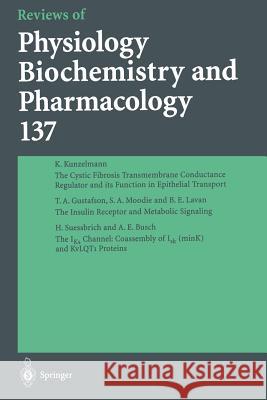 Reviews of Physiology, Biochemistry and Pharmacology M. P. Blaustein R. Greger H. Grunicke 9783662309834