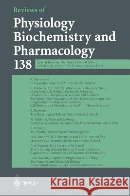 Reviews of Physiology, Biochemistry and Pharmacology D. Furst M. P. Blaustein R. Greger 9783662312025 Springer