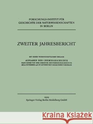 Zweiter Jahresbericht J. Ruska 9783662333693