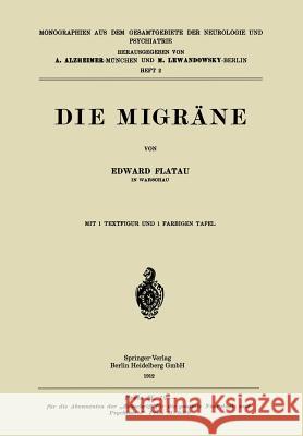 Die Migräne Eduard Flatau 9783662343241 Springer