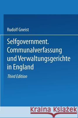 Communalverfassung Und Verwaltungsgerichte in England Heinrich Rudolf Vo 9783662385906 Springer