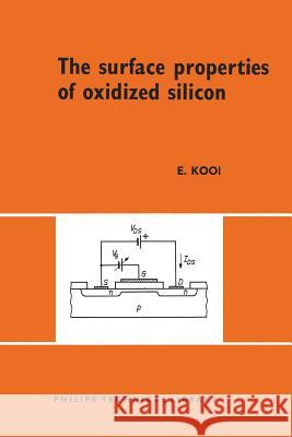 The Surface Properties of Oxidized Silicon Else Kooi 9783662392041