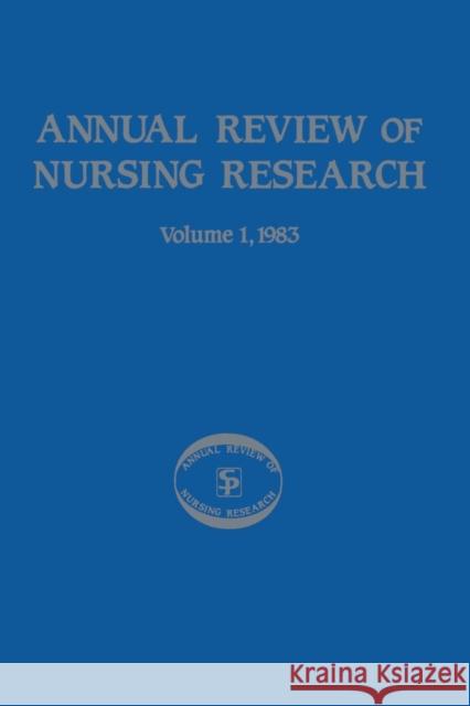 Annual Review of Nursing Research Joyce J. Fitzpatrick 9783662393970