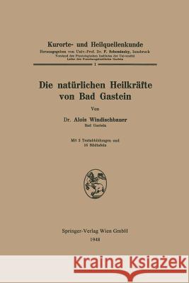 Die Natürlichen Heilkräfte Von Bad Gastein Windischbauer, Alois 9783662408537 Springer