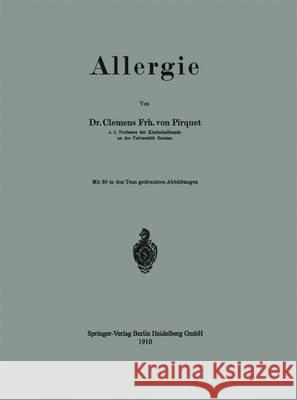 Allergie Clemens Peter Pirque 9783662408636 Springer