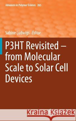 P3ht Revisited - From Molecular Scale to Solar Cell Devices Ludwigs, Sabine 9783662451441 Springer