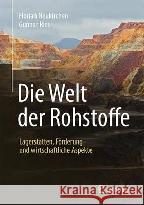 Die Welt Der Rohstoffe: Lagerstätten, Förderung Und Wirtschaftliche Aspekte Neukirchen, Florian 9783662482414 Springer