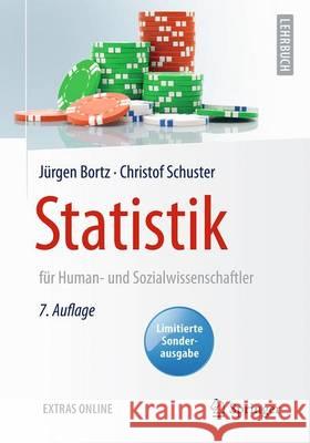 Statistik Für Human- Und Sozialwissenschaftler: Limitierte Sonderausgabe Bortz, Jürgen 9783662503737