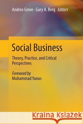 Social Business: Theory, Practice, and Critical Perspectives Grove, Andrea 9783662512203 Springer