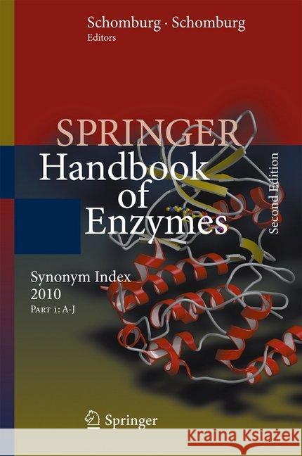 Synonym Index 2010 Schomburg, Dietmar 9783662517512 Springer