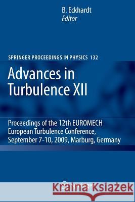 Advances in Turbulence XII: Proceedings of the 12th EUROMECH European Turbulence Conference, September 7-10, 2009, Marburg, Germany Eckhardt, Bruno 9783662519325