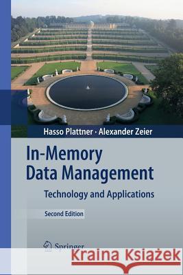 In-Memory Data Management: Technology and Applications Plattner, Hasso 9783662520499 Springer