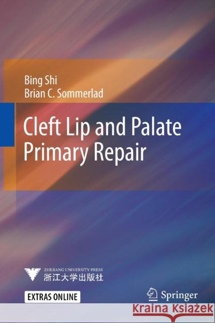 Cleft Lip and Palate Primary Repair Bing Shi Brian C. Sommerlad 9783662568620 Springer