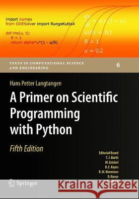 A Primer on Scientific Programming with Python Hans Petter Langtangen 9783662570463