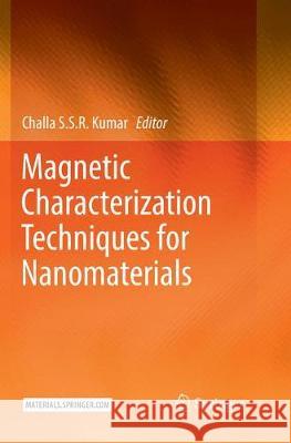 Magnetic Characterization Techniques for Nanomaterials  9783662570821 Springer