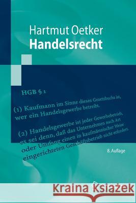 Handelsrecht Oetker, Hartmut 9783662581414