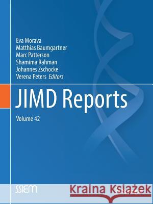 Jimd Reports, Volume 42 Morava, Eva 9783662583647
