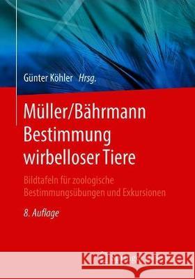 Müller/Bährmann Bestimmung Wirbelloser Tiere: Bildtafeln Für Zoologische Bestimmungsübungen Und Exkursionen Köhler, Günter 9783662617168