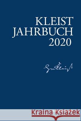 Kleist-Jahrbuch 2020 Andrea Allerkamp G 9783662622834 J.B. Metzler