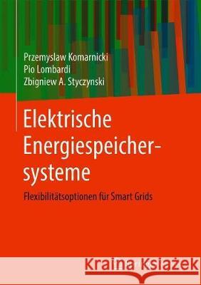Elektrische Energiespeichersysteme: Flexibilitätsoptionen Für Smart Grids Komarnicki, Przemyslaw 9783662628010 Springer Vieweg