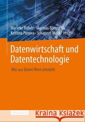 Datenwirtschaft und Datentechnologie: Wie aus Daten Wert entsteht Marieke Rohde Matthias B?rger Kristina Peneva 9783662652312 Springer Vieweg