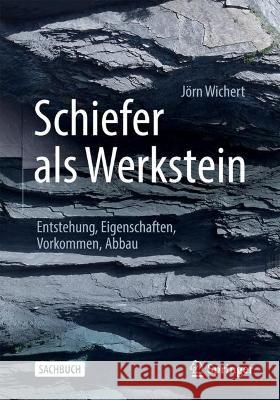 Schiefer als Werkstein: Entstehung, Eigenschaften, Vorkommen, Abbau J?rn Wichert 9783662660447 Springer