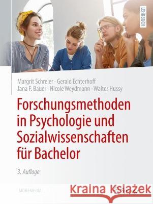 Forschungsmethoden in Psychologie Und Sozialwissenschaften Für Bachelor Schreier, Margrit 9783662666722 Springer