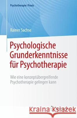 Psychologische Grunderkenntnisse für Psychotherapie: Wie eine konzeptübergreifende Psychotherapie gelingen kann Rainer Sachse 9783662670613 Springer