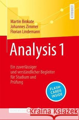 Analysis 1 , m. 1 Buch, m. 1 E-Book Brokate, Martin, Zimmer, Johannes, Lindemann, Florian 9783662677759