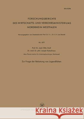 Zur Frage Der Belastung Von Jugendlichen Otto Graf 9783663040552 Vs Verlag Fur Sozialwissenschaften