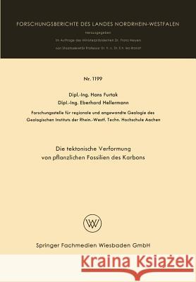 Die Taktonische Verformung Von Pflanzlichen Fossilien Des Karbons Hans Furtak 9783663061335