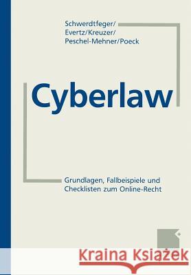Cyberlaw: Grundlagen, Checklisten Und Fallbeispiele Zum Online-Recht Schwerdtfeger, Armin 9783663095330