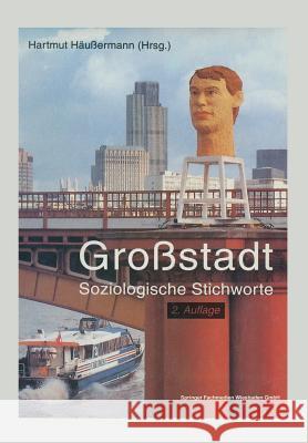 Großstadt: Soziologische Stichworte Häussermann, Hartmut 9783663102014 Vs Verlag Fur Sozialwissenschaften