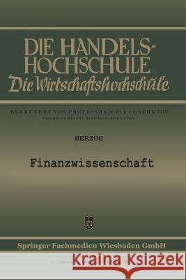 Finanzwissenschaft  9783663126232 Springer