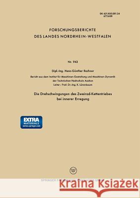 Die Drehschwingungen Des Zweirad-Kettentriebes Bei Innerer Erregung Rachner, Hans-Günther 9783663157021 Vs Verlag Fur Sozialwissenschaften
